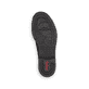 
Asphaltschwarze Rieker Damen Schnürstiefel 71222-01 mit Schnürung und Reißverschluss. Schuh Laufsohle