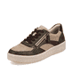 
Khakigrüne remonte Damen Sneaker D0J01-54 mit einer besonders leichten Sohle. Schuh seitlich schräg