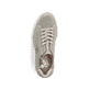 Mintgrüne Rieker Damen Schnürschuhe M3840-53 mit Schnürung sowie einer Plateausohle. Schuh von oben.