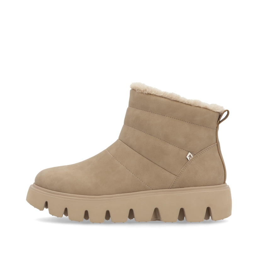 Rieker Damen Kurzstiefel lehmbeige