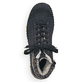
Ozeanblaue Rieker Damen Schnürschuhe Z4243-14 mit einer robusten Profilsohle. Schuh von oben