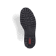 
Nachtschwarze Rieker Damen Schnürschuhe 52052-00 mit einer schockabsorbierenden Sohle. Schuh Laufsohle