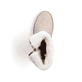 
Graubeige Rieker Damen Kurzstiefel Y8582-60 mit einer Profilsohle mit Blockabsatz. Schuh von oben