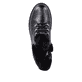 
Glanzschwarze remonte Damen Schnürstiefel D0U70-01 mit einer Flip-Grip Sohle. Schuh von oben