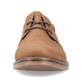 
Lehmbraune Rieker Herren Schnürschuhe 13001-24 mit Schnürung sowie einer Profilsohle. Schuh von vorne.