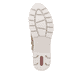 
Nougatbraune Rieker Damen Kurzstiefel X5754-24 mit einer Profilsohle mit Blockabsatz. Schuh Laufsohle