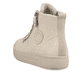 
Cremebeige remonte Damen Sneaker D0972-62 mit einer besonders leichten Plateausohle. Schuh von hinten