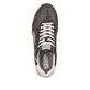 Grüne Rieker Herren Sneaker Low U0302-52 mit leichter und griffiger Sohle. Schuh von oben.