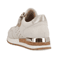 
Altweiße remonte Damen Sneaker R2536-81 mit einer dämpfenden und flexiblen Profilsohle. Schuh von hinten