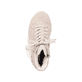 
Hellbeige Rieker Damen Schnürstiefel X9334-62 mit Schnürung und Reißverschluss. Schuh von oben
