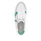 Weiße remonte Damen Sneaker D1C00-80 mit Reißverschluss sowie der Komfortweite G. Schuh von oben.