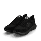 Schwarze Rieker Damen Sneaker Low 42106-00 mit wasserabweisender TEX-Membran. Schuhpaar seitlich schräg.