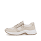 
Sandbeige remonte Damen Sneaker D0G02-60 mit einer besonders leichten Sohle. Schuh Außenseite