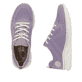 Lilane Rieker Damen Sneaker Low 54022-30 mit flexibler und ultra leichter Sohle. Schuh von oben, liegend.