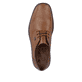 
Nougatbraune Rieker Herren Schnürschuhe B0013-24 mit einer schockabsorbierenden Sohle. Schuh von oben