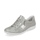 
Mintgrüne remonte Damen Schnürschuhe R3403-52 mit einer dämpfenden Profilsohle. Schuh seitlich schräg