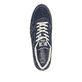 Blaue Rieker Damen Sneaker Low W0706-14 mit einer strapazierfähigen Sohle. Schuh von oben.