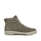 Grüne Rieker Damen Sneaker High W0164-54 mit einer leichten und griffigen Sohle. Schuh Innenseite.