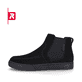 Schwarze Rieker EVOLUTION Herren Chelsea Boots U0761-00 mit einer robusten Sohle. Schuh Außenseite.