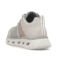 Beige Rieker Damen Sneaker Low M6006-90 mit ultra leichter und flexibler Sohle. Schuh von hinten.