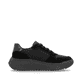 Schwarze Rieker Damen Sneaker Low W1700-00 mit einer super leichten Plateausohle. Schuh Innenseite.