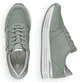 
Mintgrüne remonte Damen Sneaker D1310-52 mit einer besonders leichten Plateausohle. Schuhpaar von oben.