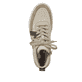 
Cremebeige Rieker Damen Sneaker High L9802-60 mit einer ultra leichten und flexiblen Sohle. Schuh von oben