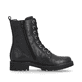 Nachtschwarze remonte Damen Biker Boots D8668-00 mit einer besonders leichten Sohle. Schuh Innenseite