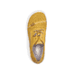 
Sonnenblumengelbe Rieker Damen Schnürschuhe 54511-68 mit einer robusten Profilsohle. Schuh von oben