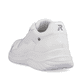 Weiße Rieker Herren Sneaker Low U0500-80 mit flexibler und ultra leichter Sohle. Schuh von hinten.