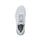 Weiße Rieker Damen Sneaker Low W0401-80 mit flexibler und ultra leichter Sohle. Schuh von oben.