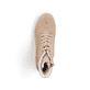 
Braunbeige Rieker Damen Schnürstiefel 76843-61 mit Schnürung und Reißverschluss. Schuh von oben