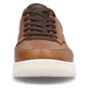 Braune Rieker Herren Sneaker Low B7804-24 mit TR-Sohle mit weichem EVA-Inlet. Schuh von vorne.