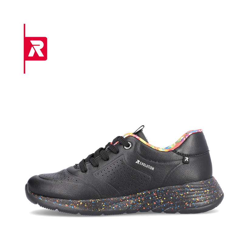 Rieker EVOLUTION Damen Sneaker urban-black rainbow