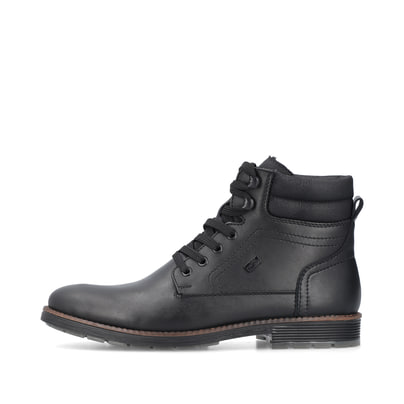 Rieker Herren Schnürstiefel urbanschwarz