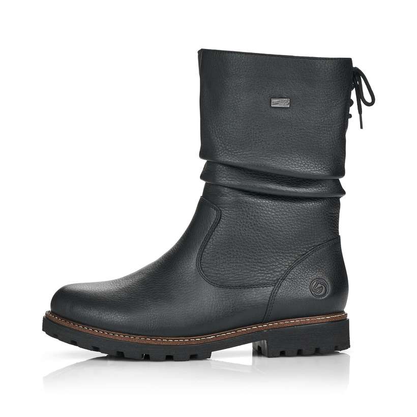 remonte Damen Hochschaftstiefel nachtschwarz