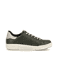 Grüne Rieker Damen Sneaker Low 41902-52 mit super leichter und flexibler Sohle. Schuh Innenseite.