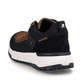 Braune Rieker Herren Sneaker Low U0100-22 mit wasserabweisender TEX-Membran. Schuh von hinten.