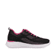 Schwarze Rieker Damen Sneaker Low W0401-00 mit flexibler Sohle. Schuh Innenseite.