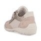 
Cremebeige remonte Damen Schnürschuhe R3410-60 mit einer flexiblen Profilsohle. Schuh von hinten