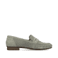 Mintgrüne Rieker Damen Loafers 51954-52 mit einer schockabsorbierenden Sohle. Schuh Innenseite