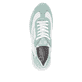 Weiße Rieker Damen Sneaker Low 42509-81 mit flexibler und super leichter Sohle. Schuh von oben.