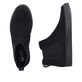 Schwarze Rieker EVOLUTION Herren Chelsea Boots U0761-00 mit einer robusten Sohle. Schuhpaar von oben.