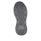 Schwarze Rieker Herren Slipper B5062-00 mit Elastikeinsatz sowie Löcheroptik. Schuh Laufsohle.
