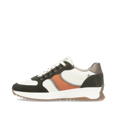 Rieker Damen Sneaker Low blütenweiß