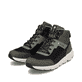 Grüne Rieker Damen Sneaker High 40460-54 mit wasserabweisender RiekerTEX-Membran. Schuhpaar seitlich schräg.