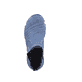 
Blaugraue Rieker Damen Kurzstiefel 45980-14 mit einer schockabsorbierenden Sohle. Schuh von oben