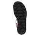 Schwarze Rieker Damen Riemchensandalen W1651-90 mit einer flexiblen Sohle. Schuh Laufsohle.