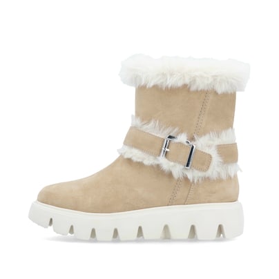 Rieker Damen Kurzstiefel lehmbeige