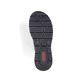 Marineblaue Rieker Damen Schnürschuhe 55002-14 mit einer sehr leichten Sohle. Schuh Laufsohle.